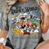 Женская футболка с принтом Disney Mickey Family, летняя, новая, с коротким рукавом, хлопковая, повседневная, уличный стиль, парные топы