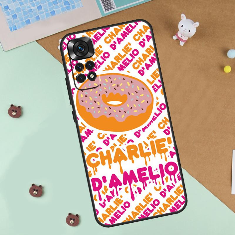 Charli D'Amelio Case For Xiaomi Redmi Note 13 12 11 9 10 14 Pro 10S 11S 12S Cover For Redmi 13C 10C 12C 14C