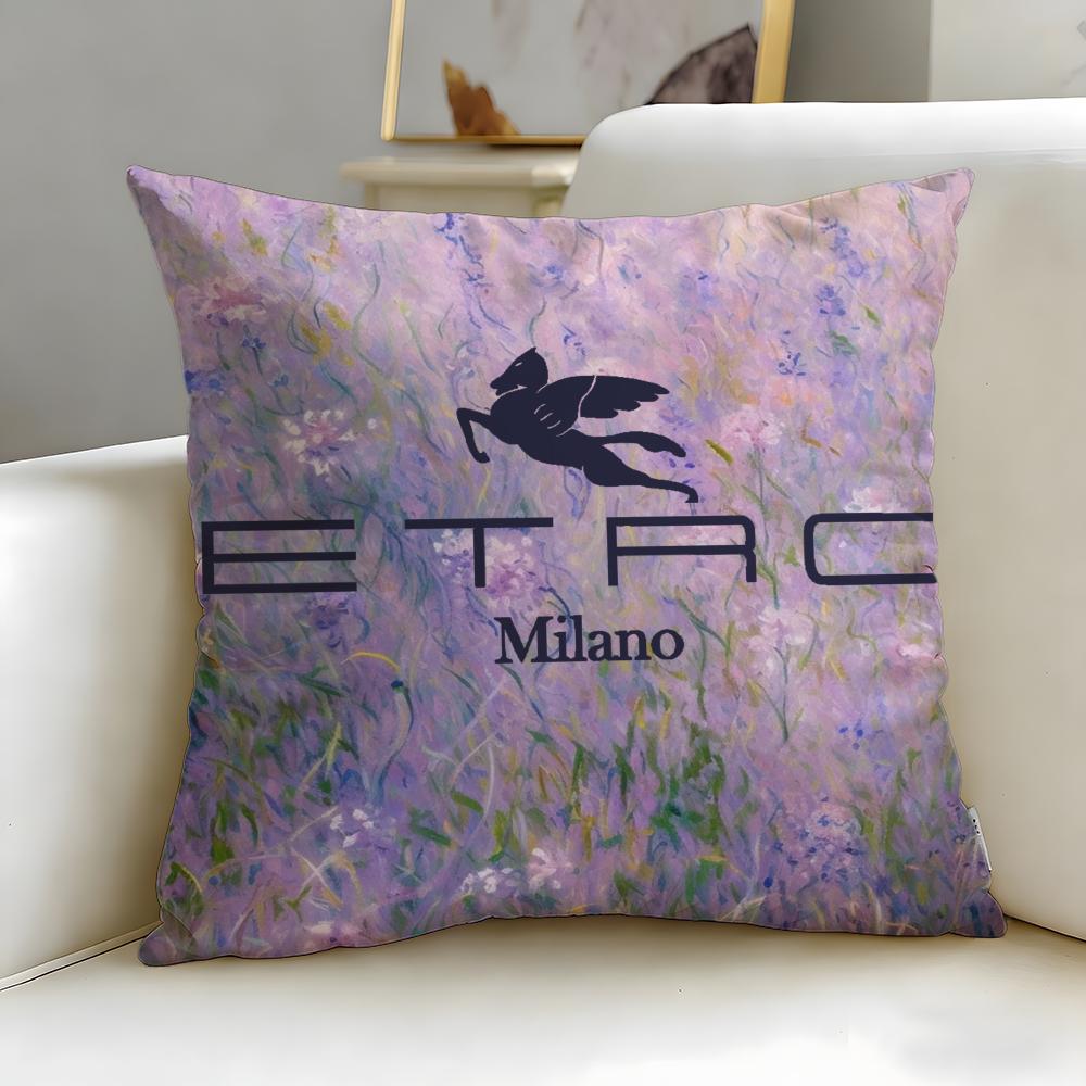 Классический модный бренд Etro Наволочка-подушка Мягкая и легко стирающаяся – Универсальная для дивана, кровати, путешествий и офиса