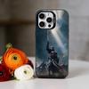 K-Knights Templar Art Phone Case For iPhone 17,16,15,14,13,12,11 Plus,Pro Max,XS,Colored Silver Plated Inside Cover