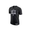 Nike Футболка NBA Brooklyn Nets Practice Dri-Fit черная/белая мужская уличная одежда DR6451-010