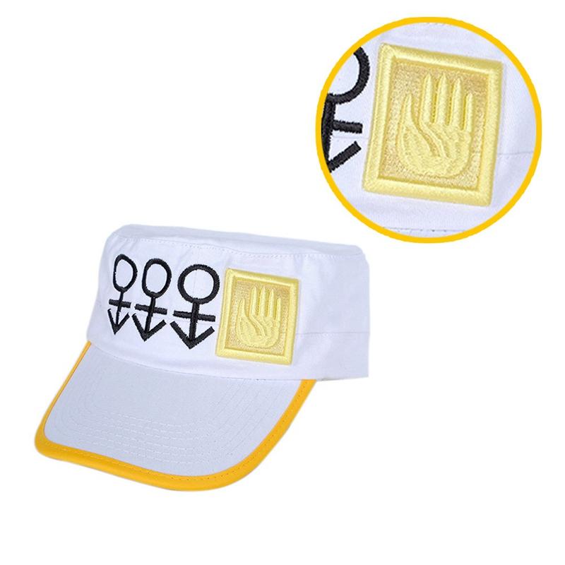 Аниме «Невероятные приключения ДжоДжо», кепка для косплея, Джотаро Куджо, шляпа Джозефа, армейская военная кепка JOJO, шапки со значками, летняя шляпа для вечеринки