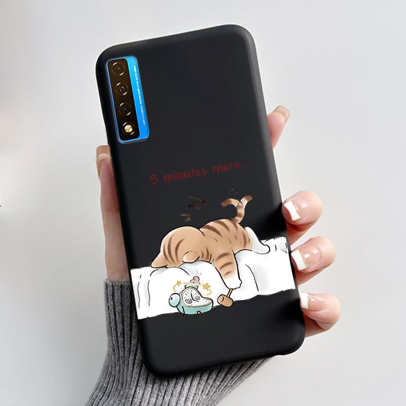 New Casing For TCL 20 5G 20S 20L 20L+ Flower Pattern Shockproof Cover For TCL 20 SE Fashion Cartoon Design Soft Black Case