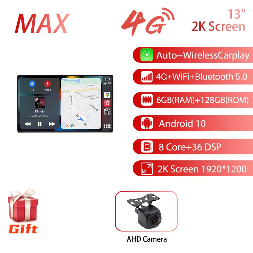 2 Din 4G LTE Car Android Radio 13" Inch For VW Golf 6 2008-2016 DSP GPS Wireless Carplay Auto Multimedia Stereo Android 10