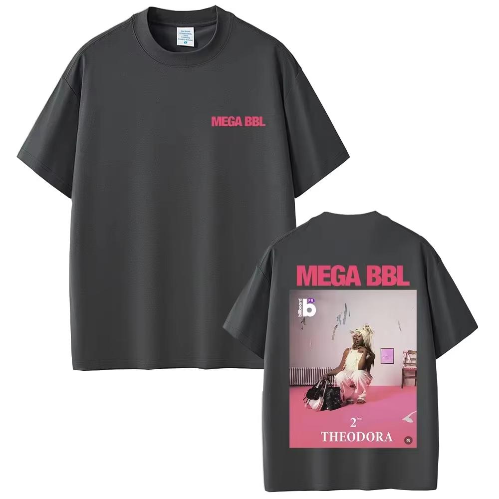 Rapper Theodora Mega Bbl Album Graphic TShirt Unisex Unisex Hip Hop Fashion Pop Music T Shirt Unisex Casual Vintage Cotton TShirts