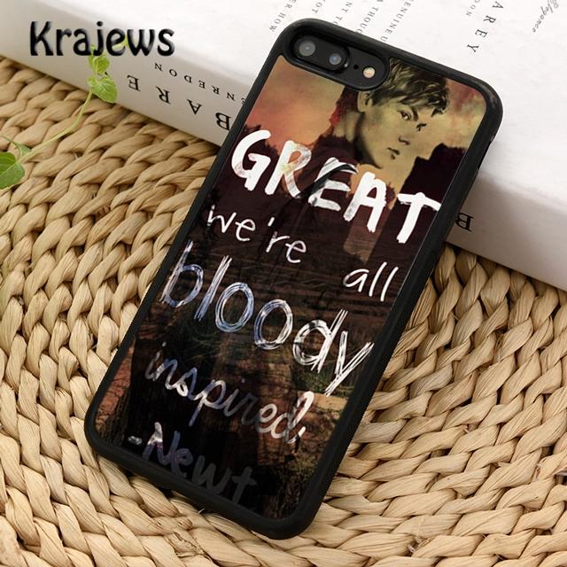 Чехол для телефона Krajews The Maze Runner Poster Newt для iPhone 17 Air 16 15 14 plus 11 12 13 pro max coque Fundas