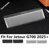 2 шт. Для Jetour G700 2025 2026 Заглушка-крышка вентиляционного отверстия кондиционера под сиденьем Пылезащитная крышка Аксессуары из нержавеющей стали