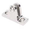 2 Pcs Bimini Top Deck Hinge Fitting 56mm 316 Stainless Steel 90 Deg Deck Hinge Bracket for RV Yacht Boat