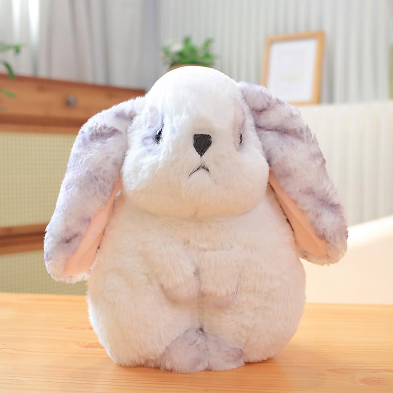 Soft Realistic Rabbit Animal Plush Stuffed Toy Doll Home Decoration Decor Cute Baby Child Companion Enlightenment Gift