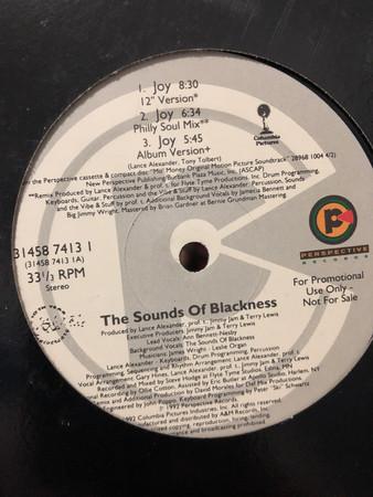 12inch Record SOUNDS OF BLACKNESS Joy 3145874131 Perspective Rec 1992 US Dance Electronica Used