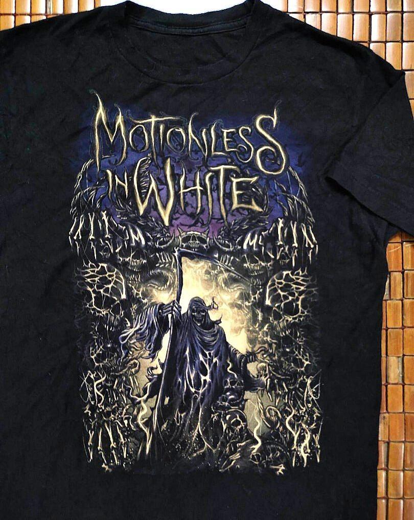 Новая футболка Motionless In White унисекс S-234XL Черная футболка E236