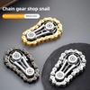 Sprockets Flywheel Fingertip Gyro Fidget Spinner Antistress Anxiety Metal Bike Chains EDC Spinner Fidget Toys For Adult