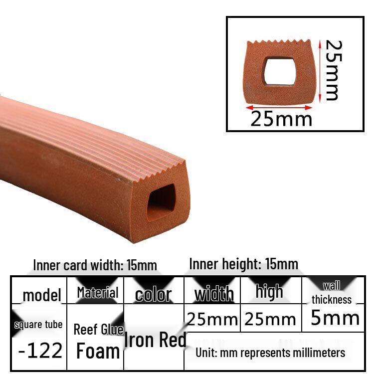 High-Temperature Resistant Silicone Square Tubing: Durable, Customizable, Aging-Resistant Rubber Sheath and Hollow Sealing Strip.