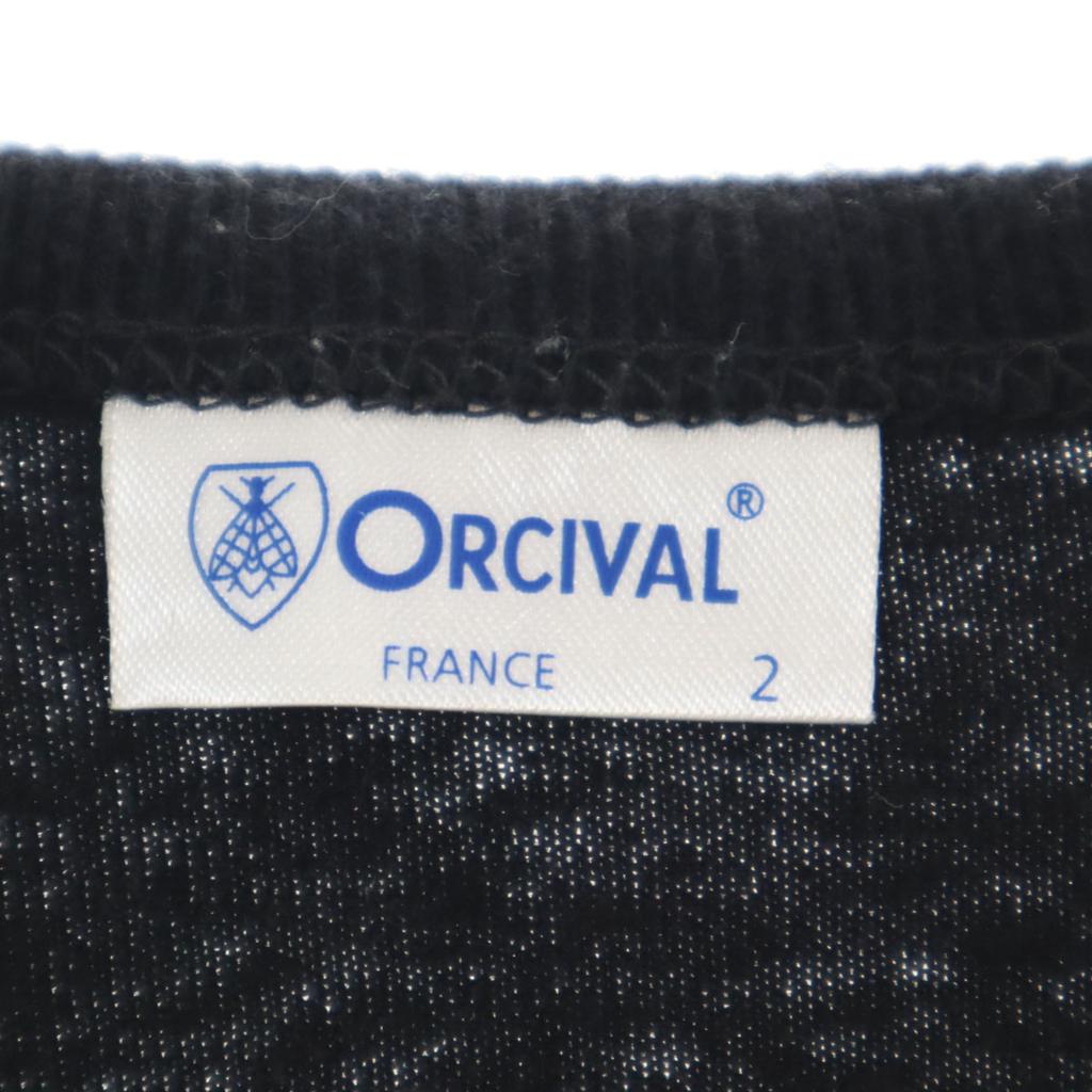 Orcival Сделано в Японии Кардиган с длинным рукавом 2 черных Женский Б/у