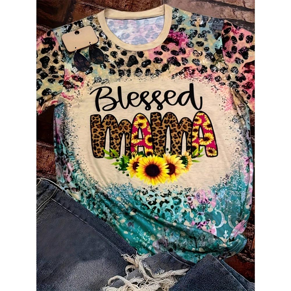 Женская повседневная футболка с коротким рукавом, удобная, круглый вырез, короткий рукав, модный уличный цифровой топ для женщин