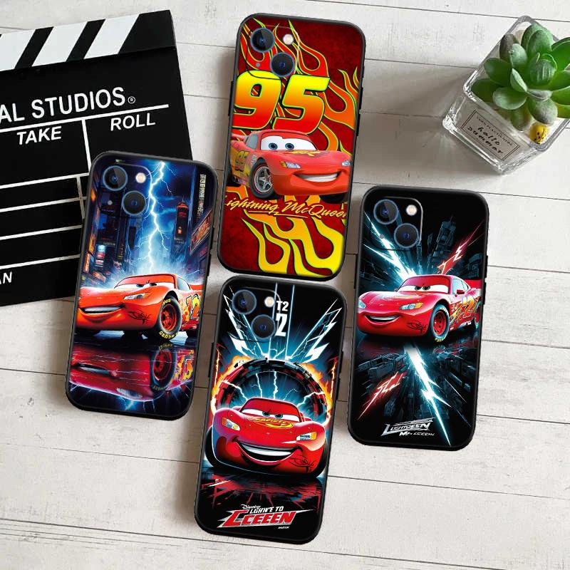 Cars Lightning McQueen New High-End Shell Phone Case for iPhone 16 15 14 13 12 Pro Max Plus Mini