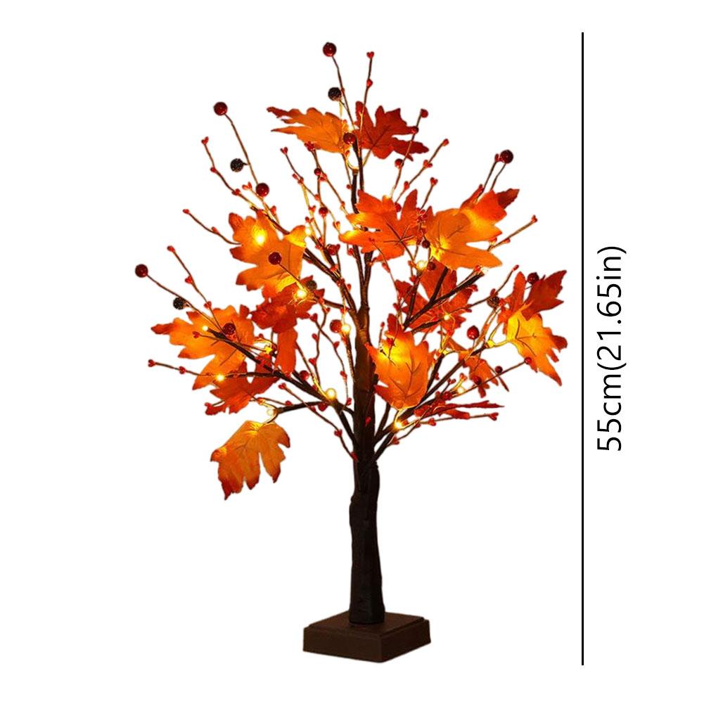 LED Artificial Black Birch Tree Light DIY Branches Table Lamp For Fall Gifts Home Bedroom Holiday Party Halloween Decor