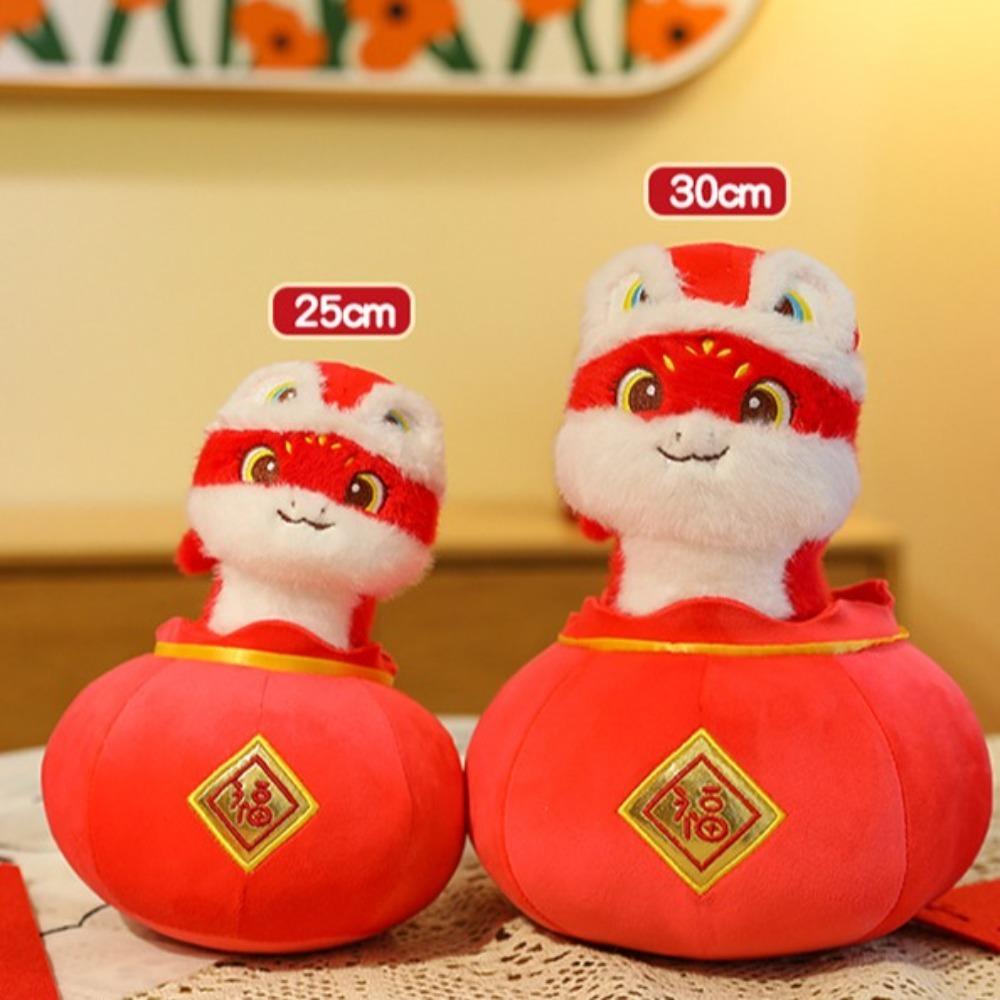 Мягкая игрушка Змея с длинным хвостом Год Змеи Большие глаза Счастливая змея Кукла Плюшевые игрушки Новогодние подарки