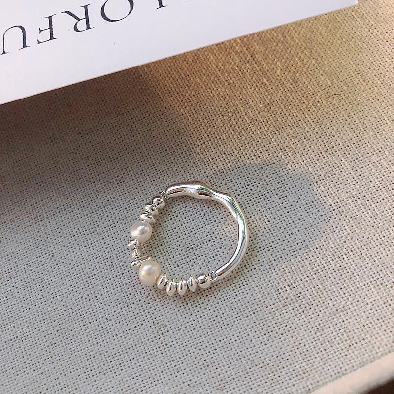 925 Silver Rings New Party Jewelry Vintage Charm Double Layer Geometric Nail Design Accessories Gift Dropship