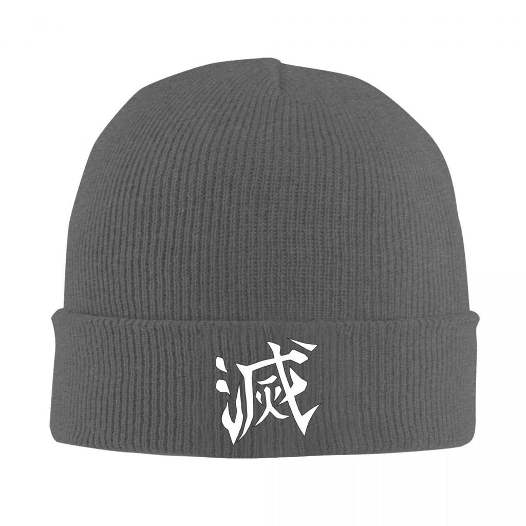 Шапка Destroy Kanji Теплая Вязаная Модная Шапка-Бини Осень Зима Уличные Шапки-Бини для Унисекс Женщин Взрослых
