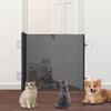 Retractable Pet Gate Mesh Pet Safety Gate No Drill Installation Indoor Outdoor Pet Barrier Fence Home Divider for Stairs Doorways Bedrooms
