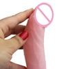 Large Realistic Penis Sleeve Extender Cock Sleeve Dick Enlargement Men Sex Toys Delay Ejaculation Reusable Condom 18+