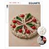 Pearl and Gemstone Beading Art Kit DIY Round Floral Mosaic Craft Kit Home Wall Decoration