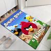 Custom Name Angry Birds Printed Carpet Rug For Office Chair Living Room Bedroom Kitchen Room Decor Gifts