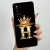 Для Vivo V19 1933 Чехол Роскошная Корона Буквы Пара Жидкий Силикон Мягкие Чехлы для Телефона Для Vivo V 19 Защита Камеры Задняя Крышка