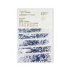 Cyrkonie Do Paznokci Szklane Blue Zircon Ab Mix Rozmiarów Ok.1440 Szt.paczka