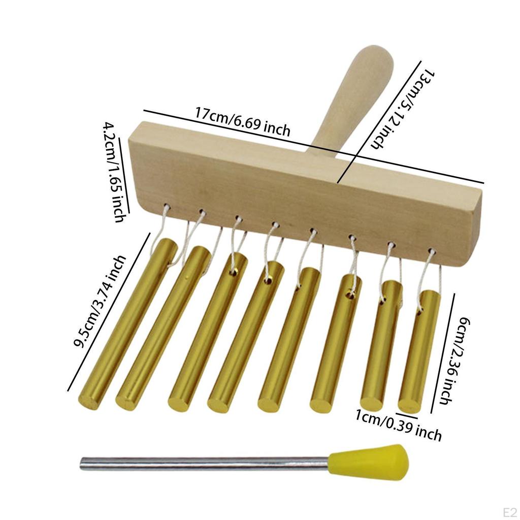 Desktop Wind Chime for Office and Home Use Musical Teaching Tool Kids