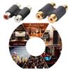 AV Female Adapter RCA Female To Female Jack Plug RCA Straight RCA Phono Twin Coupler