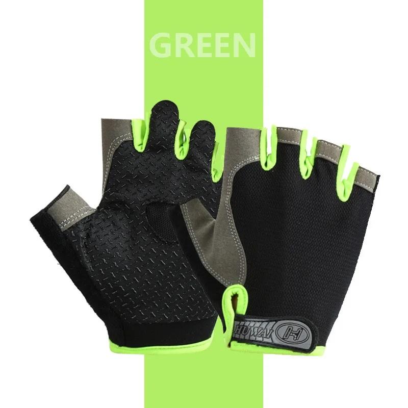 Outdoor Sports Gym Fitness Breathable Non Slip Men's and Women's Half Fingered Gloves Summer Fishing Bicycle Fingerless Gloves