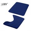 Soft Coral Velvet Mat 2Pcs/Set Bathroom Floor Non-Slip Bottom 40x60cm Square Pad 40x50cm U-Shaped Easy To Clean Bath