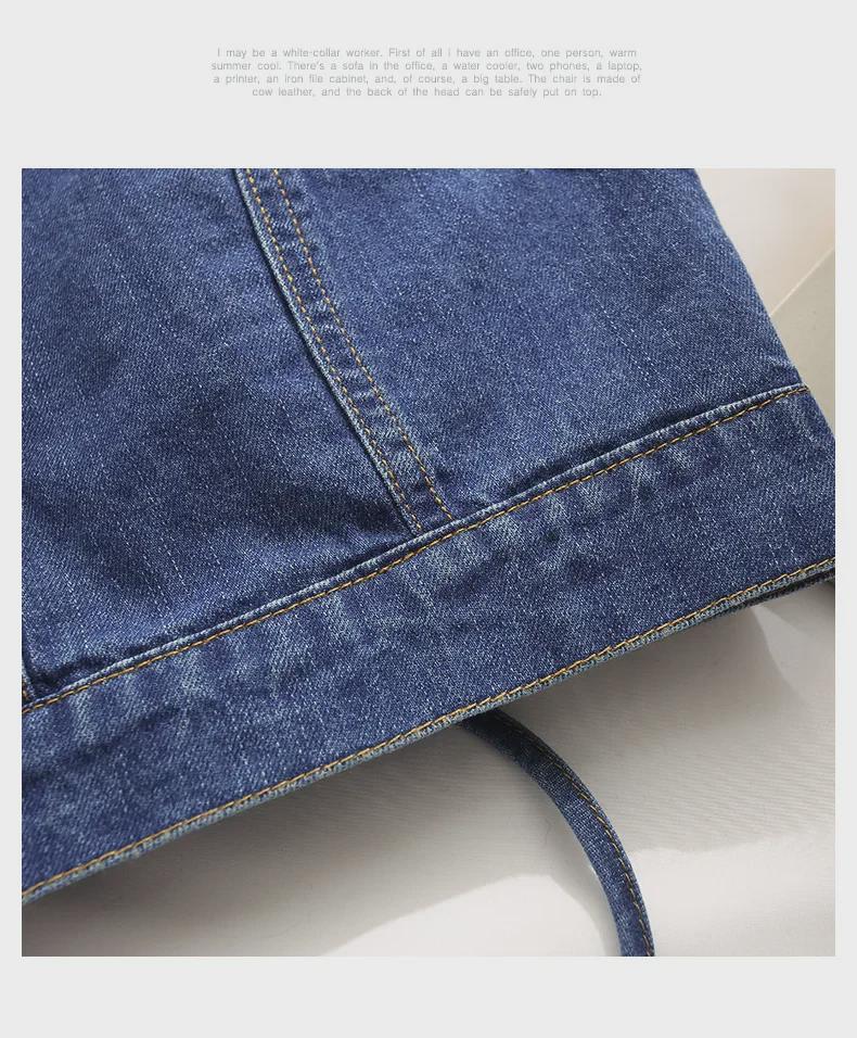 Женская джинсовая майка: Стильная летняя верхняя одежда с уникальными бретелями, облегающим кроем и укороченным дизайном