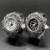Vintage Rings Jewelry Clock Unique Shape Finger Watch Ring Fashion Jewelry Roman Quartz Watch  Man