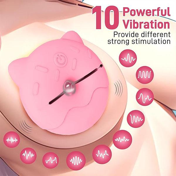 Игрушки для сосков Вибратор для сосков Женские секс-игрушки Вибрационные зажимы для сосков Инструменты для сексуального удовольствия для женщин с 10 режимами стимуляции вибрации