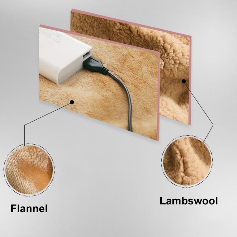 USB электрическое одеяло 5 В многофункциональное одеяло с подогревом для рук и коленей офисное обеденное одеяло флисовое одеяло с подогревом зимнее одеяло с подогревом