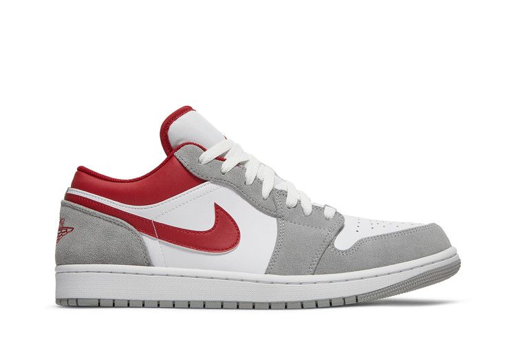 Jordan 1 Low SE Light Smoke Grey Gym Red