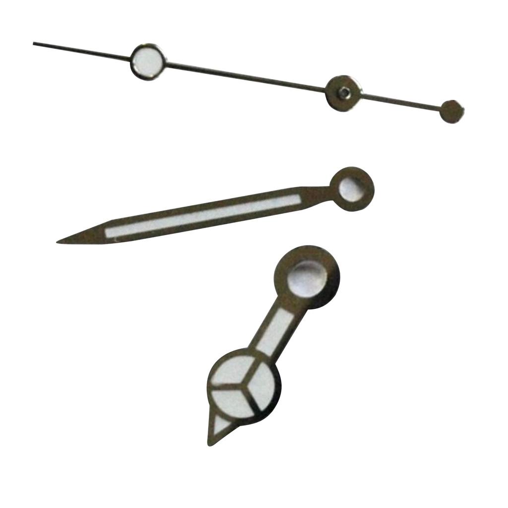 Replacement 3 PCS Silver Plated Watch Hand Kit Watch Movement Parts for ETA 2824 for Submariner for Tudor