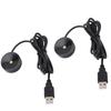 2PCS Mini LED Spotlights Indoor Aluminum USB 5V Round LED Accent Light for Pictures Artwork Jewelry