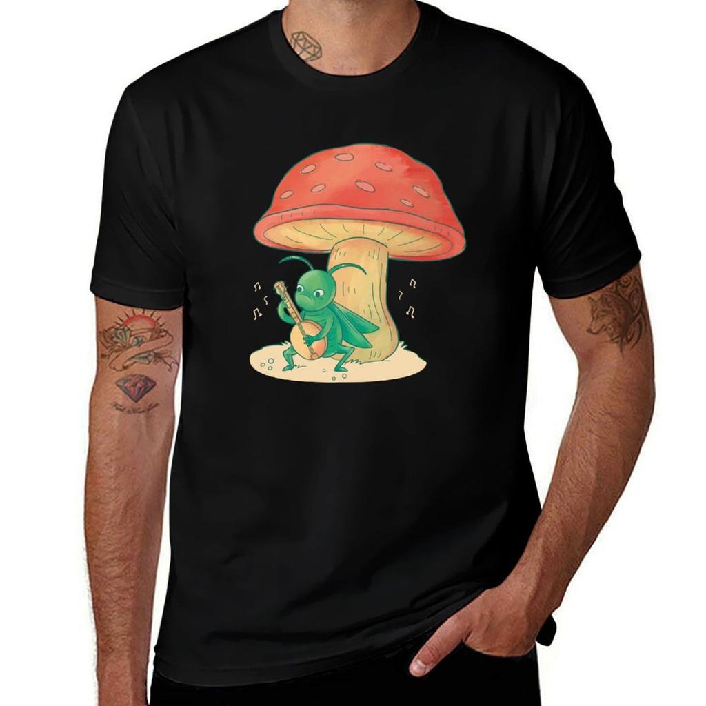 Grasshopper Toadstool TShirt Outdoor Sports Lightweight Tee