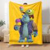 Monsters University Adventure Gift Blanket Soft Warm Cozy Great Picnics Four Seasons Multipurpose Digital Print Unique Gift for Family Camping Y7