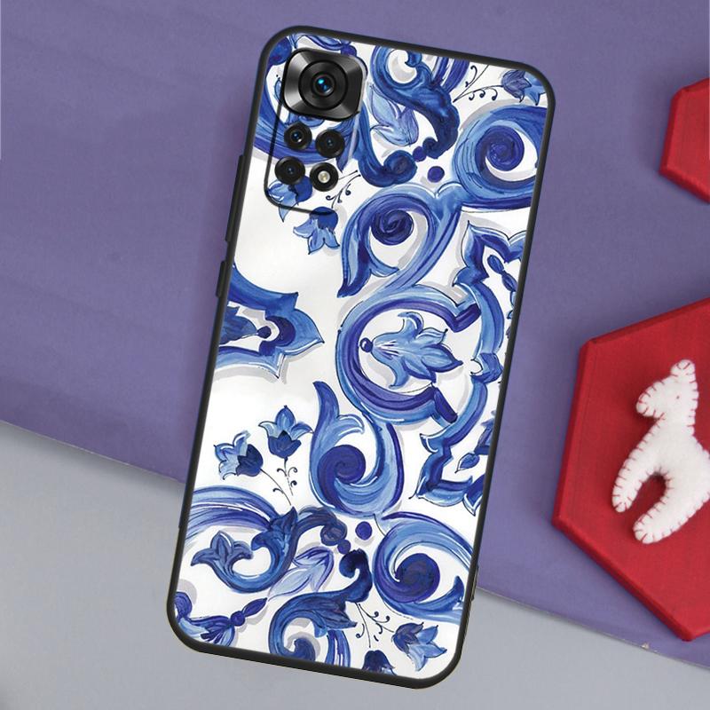 Azulejo Funda For Xiaomi Redmi Note 14 13 Pro 12 11 9 10 9S 10S 11S 12S Redmi 14C 10C 12C 13C Case
