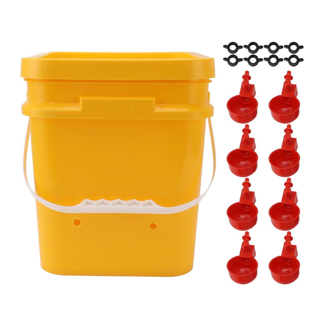 Автоматическая поилка для кур с ручным бочонком на 12 л, оборудование для поения домашней птицы, гусей и уток