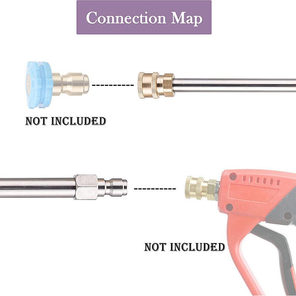 Удлинительная палочка для мойки высокого давления с улучшенным материалом для многих аксессуаров для мойки высокого давления