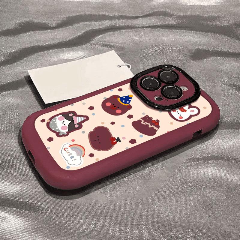 Милый щенок-тортик Подходит для 17 Apple 15 Чехол для мобильного телефона Huawei Mate60oppo Xiaomi 14vivo Honor 10