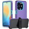 Чехол-книжка Tecno Spark 10 Pro 3-в-1 с полным покрытием и вращающейся подставкой