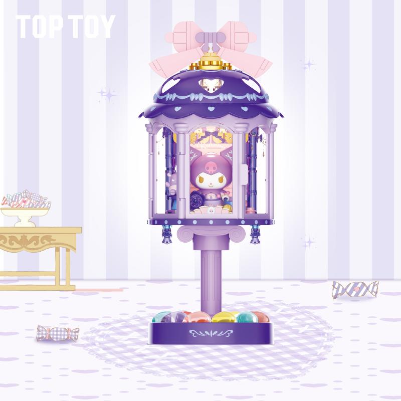 Building Blocks Light Shadow Dream Series Kuromi My Melody Assembled Model Toy Tabletop Light Ornaments Christmas Gifts