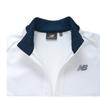 New Balance Мягкая тренировочная куртка Stand Neck с начесом Nbmd947021 белого цвета